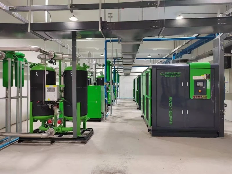 Large Capacity Fixed Speed Two Stage Screw Air Compressor Large Capacity Fixed Speed Two Stage Screw Air Compressor